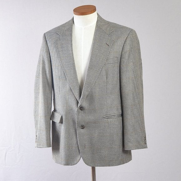 Haggar Clothing Men's Coat Blazer Gray 42R